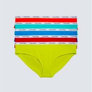 Calvin Klein. Bikini 5 pack, This is love, Made in Bangladesh,Bikini 1X